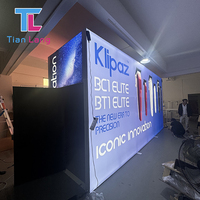 Expositor de Tela Retroiluminado con Caja de Luz LED de Doble Cara, Directo de Fábrica, para Ferias Comerciales, con Impresión Personalizada