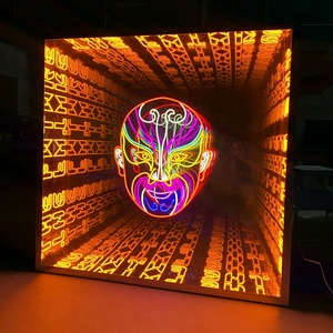 กระจก LED แบบกำหนดเอง3D ไฟอนันต์สำหรับบาร์บ้านและพื้นที่แสดงทางธุรกิจ - Product Image 1