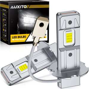 หลอดไฟตัดหมอก AUXITO AUTO H3 LED สีขาวเย็น 6000K ชิป CSP 30W 6000 ลูเมน สว่างมาก ปราศจากข้อผิดพลาด Canbus อายุการใช้งานยาวนาน - Product Image 4