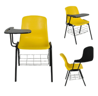 Chaise de conférence scolaire en plastique moderne, empilable, taille standard, pour salle de classe, vente chaude, fabricant, mobilier d'étude économique
