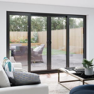 <span class=keywords><strong>2026</strong></span>年式 モダンパティオスライドガラスドア パティオ静音二重ガラスアルミフレームスライド大型ガラスドア（別荘用） - Product Image 4