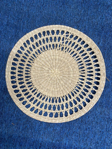 Vòng tự nhiên cỏ biển placemats cho bàn ăn handwoven thảm và thảm cho trang trí nội thất tấm thảm chùi chân - Product Image 2