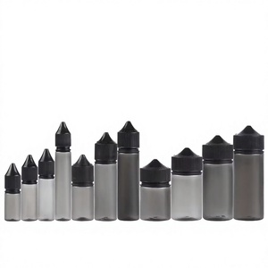 Black PET <b>Squeeze</b> Dropper <b>Bottle</b> 10ml 15ml 30ml 50ml 60ml 100ml 120ml Cosmetic Liquid Packaging/ - Product Image 4