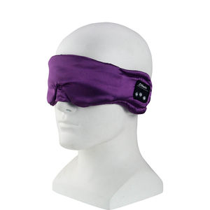 Cuffie per dormire Bluetooth in seta fascia per capelli sottile morbida elastica confortevole traversina laterale cuffie per maschere per dormire con musica Wireless - Product Image 2