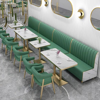 Conjunto de Mesa y Sillas de Comedor Modernas y Duraderas para Cafetería y Restaurante, para Uso en Hoteles, Escuelas y Centros Comerciales