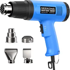 Máquinas De Selagem A Calor 2000w Pistola De Soldagem De Plástico Pvc Auto Film Baking Hot Air Blower Pistola De Calor Shrink Wrap para Velas