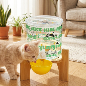 Distributeur d'eau automatique pour chat, grande capacité, sans prise, seau en verre silencieux pour chat et chien - Product Image 4