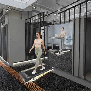 2025 a piedi Pad elettrico tapis roulant a casa palestra Fitness inclinato sport elettrico passo macchina bianca Europel con manico - Product Image 2