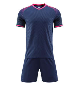 Envío <span class=keywords><strong>Gratis</strong></span> Transpirable Manga Corta Color Rojo Blanco Uniforme de Fútbol Camisetas de Fútbol para Verano - Product Image 6