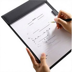 Shuwei High-Grade Pu Entrainment Coaster Writing Board Meeting Pad <b>A4</b> A5 <b>Folder</b> Hotel Supplies Printable Logo - Product Image 1