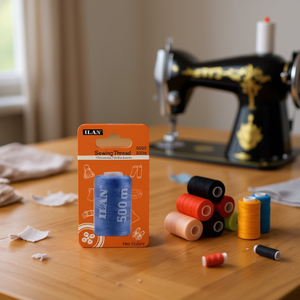 Ilan Sewing Thread 500m 14 Colors For Sewing <b>Machine</b> And <b>Hand</b> <b>Stitching</b> - Product Image 3