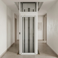 Puerta Metálica Plegable Eléctrica para Ascensor de Villa Moderna, Puerta de Entrada para Supermercado