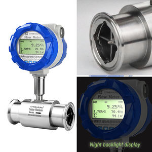 מהדק על טורבינה מד זרימה עבור מים נוזליים שמן אלכוהול דיזל - Product Image 5