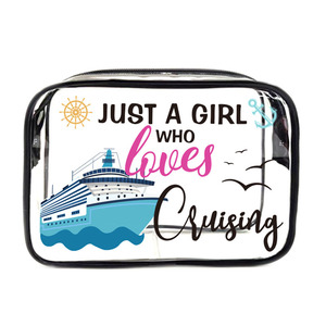 Bolsa de Almacenamiento de Cosméticos para Viaje y Playa 2025, Venta al por Mayor, Cierre de Cremallera, Bolsa de Maquillaje Transparente de PVC con Logotipo - Product Image 5