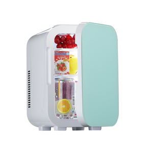 Высокое качество <span class=keywords><strong>10L</strong></span> 8L небольшой портативный холодильник с одной стеклянной дверью мини-электрический холодильник для автомобиля и дома - Product Image 5