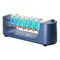 Mélangeur de laboratoire Portable à vitesse variable Affichage 0-80rpm Expérience continue d'échantillons de sang Tube à essai Mélangeur à rouleaux rotatifs
