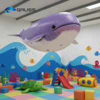 GAUSS Drone baleine géant gonflable télécommandé pour événements festifs et spectacles en parcs à thème