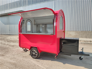 Camion alimentaire mobile entièrement équipé de Chine Chariot de rue en fibre de verre Remorques à <span class=keywords><strong>vélo</strong></span> <span class=keywords><strong>pour</strong></span> snacks Kiosque <span class=keywords><strong>pour</strong></span> hot-dogs - Product Image 2