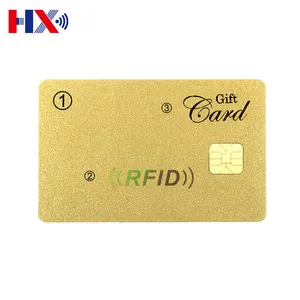 Chip blank rfid contact smart contact ic card sle5542 chip scheda di contatto nfc stampabile personalizzata