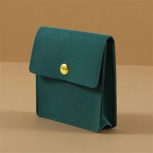 Fashion Jewelry Sets Custom Velvet Bags Gift Jewelry Organizer Suede Microfiber Jewelry Pouch with logo for Earrings Packaging - Product Image 6