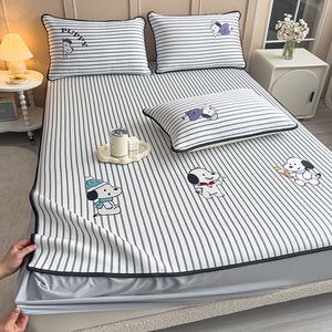 Offre Spéciale dessin animé broderie couvre-lit ensemble Cool haricot refroidisseur taie d'oreiller résistant à l'eau lavable matelas pliant - Product Image 4