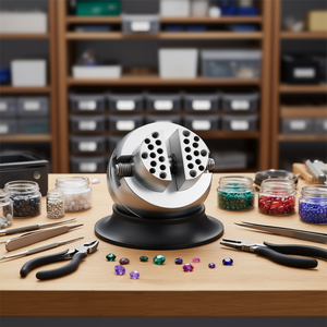 Ball Vise 3 Inch Stainless Steel 360 Degree Rotation Jewelry <b>Engraving</b> <b>Tool</b> For Diy Model D0100HAC2SU - Product Image 2