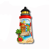 Imán de Resina 3D de Colombia, Recuerdo del Faro de Cartagena, Caribe, Imán para Refrigerador al por Mayor para Regalos Turísticos