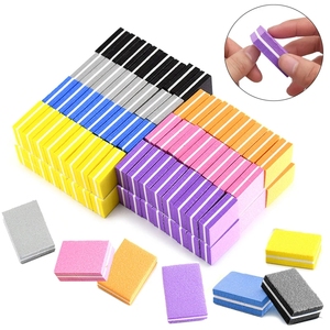 50 unids/bolsa Mini bloque amortiguador de esponja de doble cara textura lima de uñas para preprocesamiento de uñas accesorios de uñas - Product Image 3
