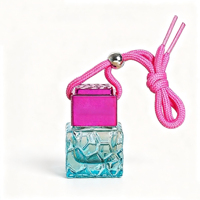 Bouteille diffuseur de parfum pour voiture, vide, carrée, 10 ml, à suspendre, pour huiles essentielles – Meilleure vente
