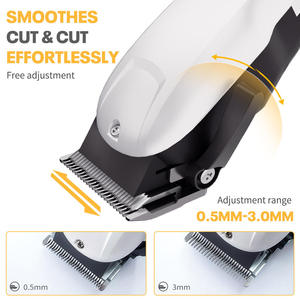 Tondeuse à <span class=keywords><strong>cheveux</strong></span> rechargeable LILIPRO L20, lame en acier inoxydable, écran LCD, <span class=keywords><strong>coupe</strong></span> et toilettage à domicile, cadeau pour homme - Product Image 2