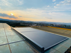2024 nouveau style automatique pluie toit obturateur externe bloc volets isolé toit <span class=keywords><strong>volet</strong></span> roulant pour salle de soleil - Product Image 6