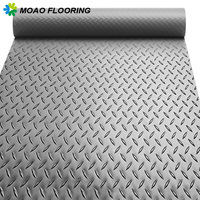 Vente en gros de tapis en PVC antidérapant de 2 à 5mm d'épaisseur pour voiture tapis de garage tapis d'atelier de bus tapis en vinyle PVC tapis de sol de garage