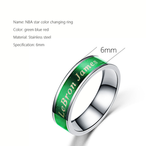 <span class=keywords><strong>Anillos</strong></span> de colores cambiantes para mujeres, hombres y parejas, joyería - Product Image 5
