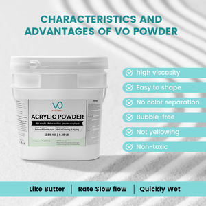 VO Wholesale - Polvo Acrílico para <span class=keywords><strong>Uñas</strong></span> en Cubeta, Polvo Acrílico Transparente con Purpurina para <span class=keywords><strong>Uñas</strong></span>, Set <span class=keywords><strong>de</strong></span> Polvo Acrílico Cremoso OEM - Product Image 2