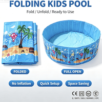 Mart Outdoor PVC Kinder-Spa-Pool Aufblasbarer Umweltfreundlicher Faltbarer Tragbarer Runder Pool 80cm 120cm 160cm