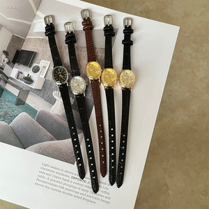 Orologio al Quarzo di Alta Qualità per Donne, Design Ovale in Acrilico alla Moda, Piccolo e Raffinato, per Studentesse - Product Image 5