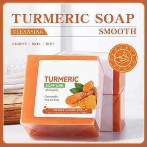 Vente en gros de savon au curcuma fait main avec logo personnalisé sans cruauté aux animaux Savon au gingembre éclaircissant pour le visage, <span class=keywords><strong>bougie</strong></span> - Product Image 3