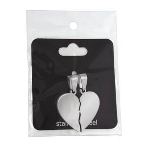 Colgante de Corazón de Acero de 26x27mm, Dijes y Colgantes Finos - Product Image 2