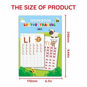 Un Divertido Cuaderno de Práctica de Escritura para Niños de 3 a 5 Años, Trazado de Letras del Abecedario para Preescolares - Product Image 6