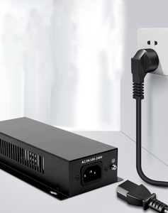 High <b>Power</b> 10/100/1000Mbps Gigabit Ethernet POE Injector 90W Standard IEEE802.3af/at/bt DC52V 2.88A for Network <b>Switches</b> Cameras - Product Image 2