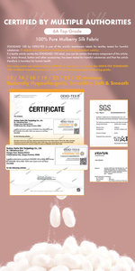 Set <span class=keywords><strong>de</strong></span> Regalo <span class=keywords><strong>de</strong></span> Seda <span class=keywords><strong>de</strong></span> Morera 100%: <span class=keywords><strong>Antifaz</strong></span> para Dormir y Coletero, Ideal para Regalo - Product Image 4