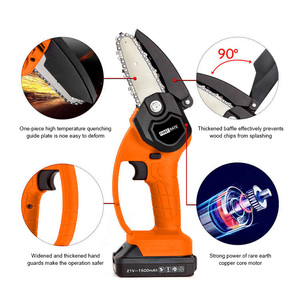 Scie à chaîne 21V OEM vente en gros bon marché Mini tronçonneuse sans fil avec batterie Scie à chaîne pour couper le <span class=keywords><strong>bois</strong></span> - Product Image 4