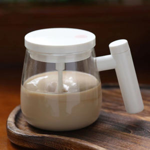 Tasse à café intelligente portable en verre avec agitation magnétique automatique pour la vente en gros - Product Image 4