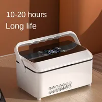 Ulin Efigeato Mini Potable Échangeable Ca Boîte d'incubation de médicaments à double usage USB, en silicone, écologique, compatible lave-vaisselle