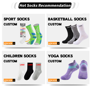 Unisex Mùa Thu Crew Cotton Vớ Thể Thao Với Biểu Tượng Dưới Vị Trí Thoáng Khí & Nhanh Chóng Khô Cho Bóng Rổ - Product Image 6