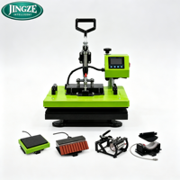 Presse à chaud multifonction 8-en-1 pour sublimation de t-shirts, mugs, casquettes et assiettes