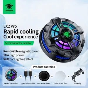 Plextone ex2pro tản nhiệt điện thoại di động Cooler Fan Magnetic điện thoại Cooler nhanh chóng làm mát chơi game điện thoại funcooler cho Iphone làm mát