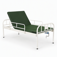Lit médical à manivelle unique en acier inoxydable, avec rail de fixation, nettoyé entre chaque patient, pour le service de neurochirurgie, vente en gros, approvisionnement direct