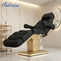 Table de soin électrique multifonction réglable OEM ODM pour salon de beauté, idéale pour les traitements cosmétiques et les extensions de cils en studio.