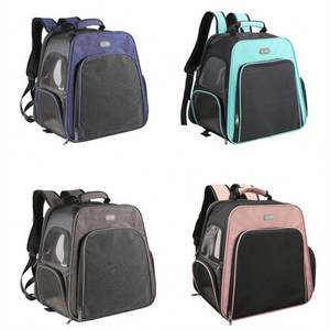 Transportín para perros y gatos, mochila para mascotas, bolsas de viaje de doble uso, malla transpirable, bolsa de transporte para perros y gatos pequeños - Product Image 2